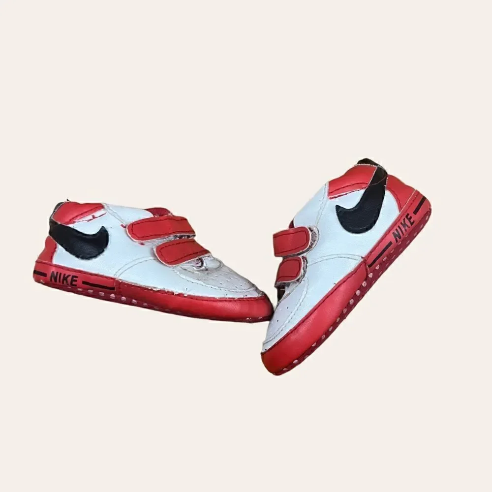Vintage Nike Velcro Baby Booties